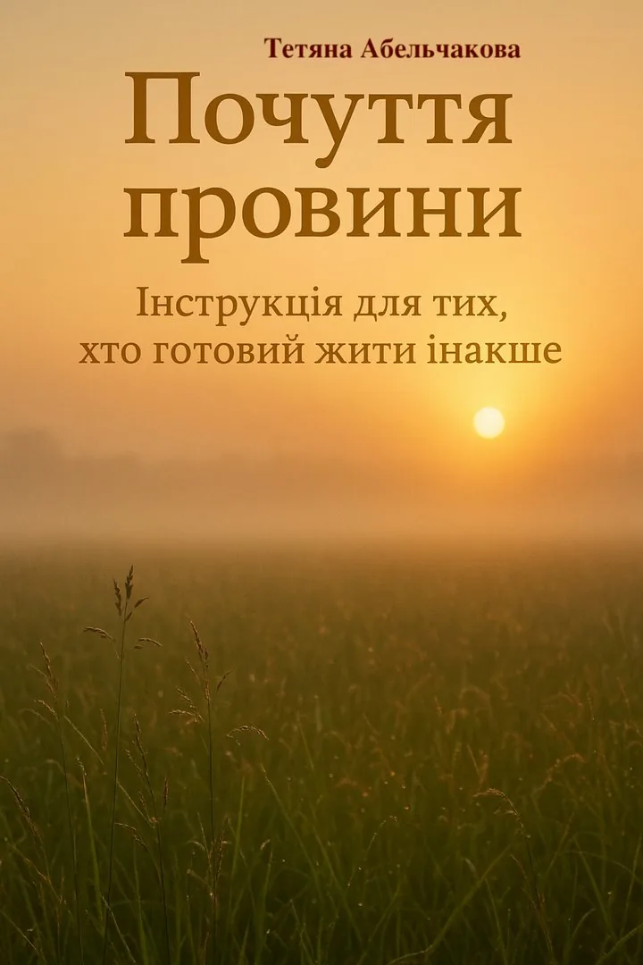 Book cover: Почуття провини